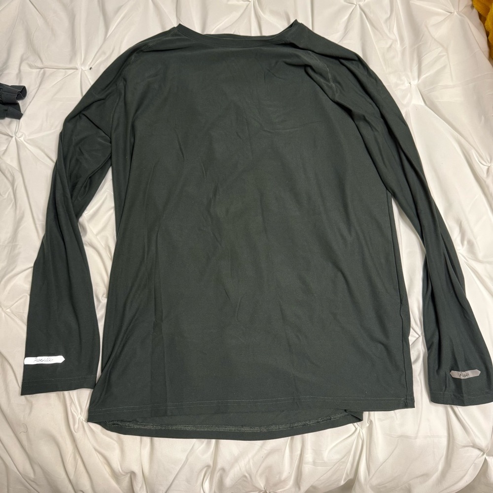 Men's Forest Green Long Sleeve base layer set (top and bottom)